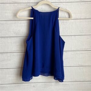 Zara Royal blue halter Tank Top